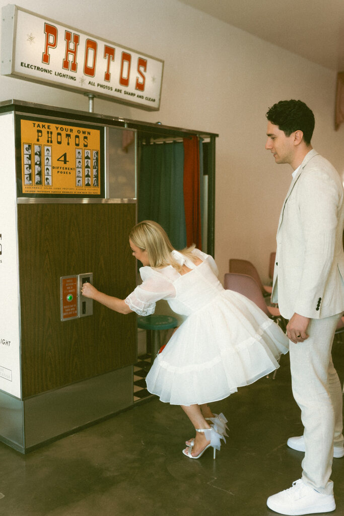 sure thing chapel photobooth engagement elopement wedding