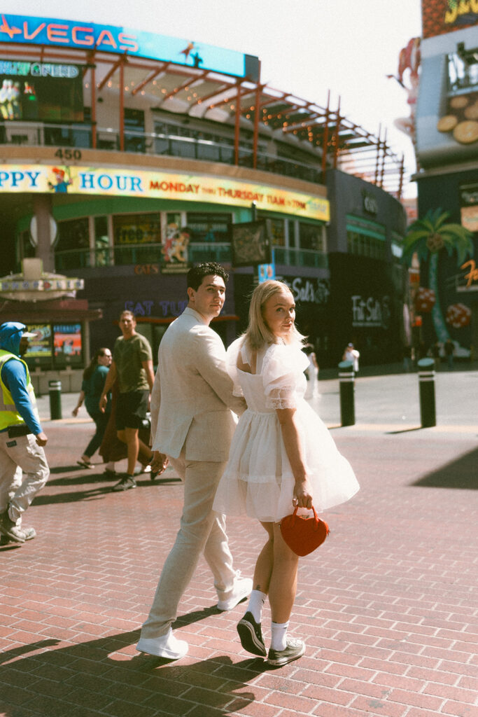 downtown las vegas engagement photographer