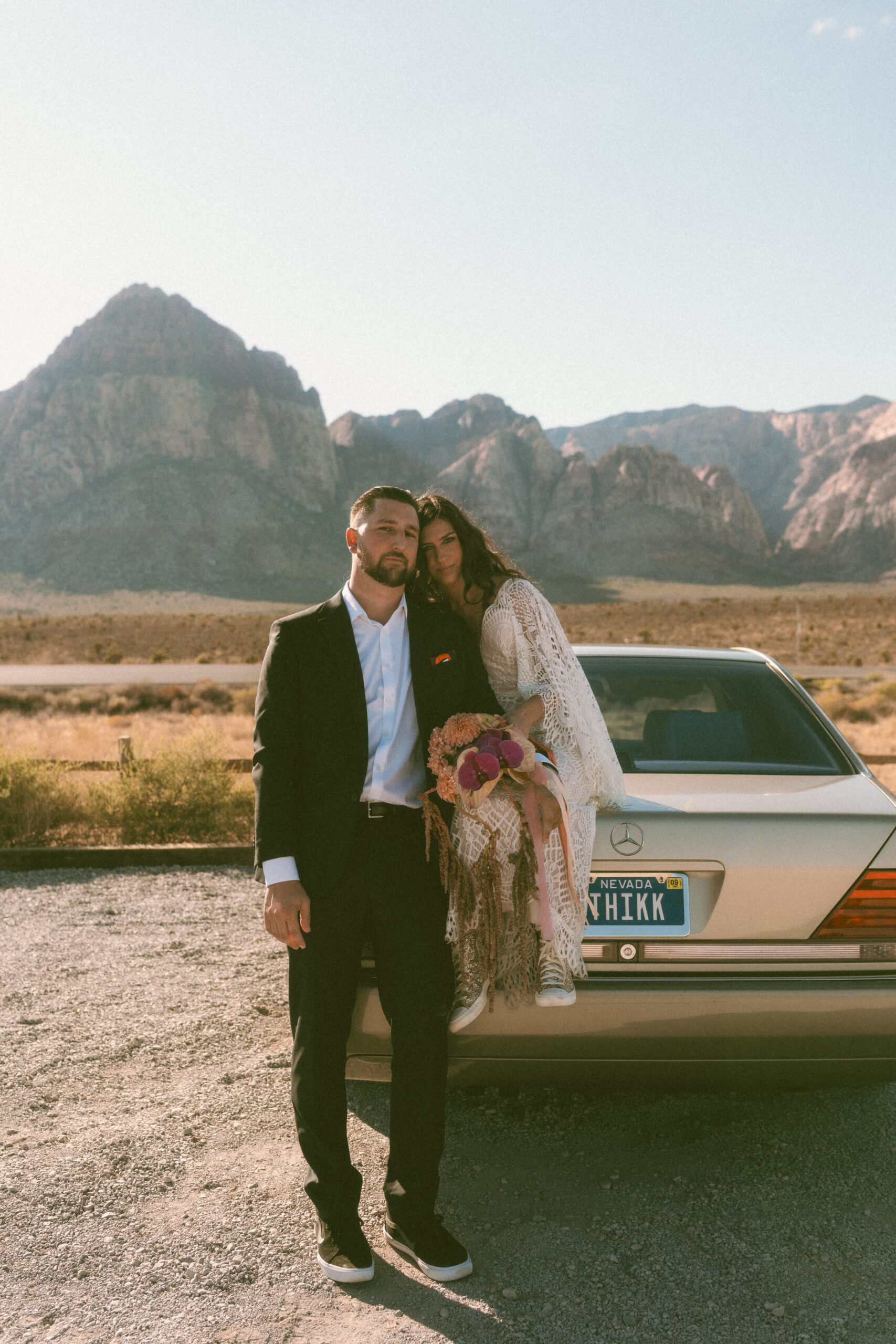 Las Vegas elopement photos in Red Rock